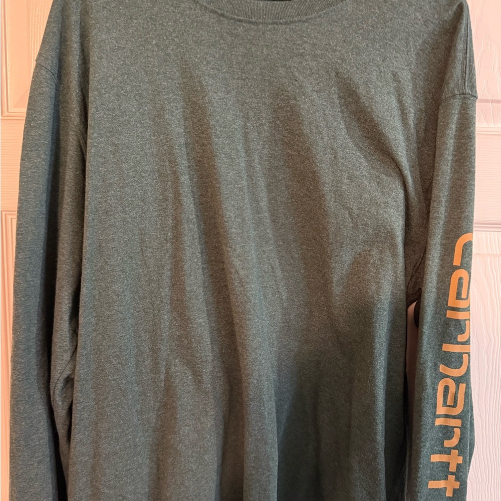 Carhartt Men's Heather Gray Long Sleeve Tee